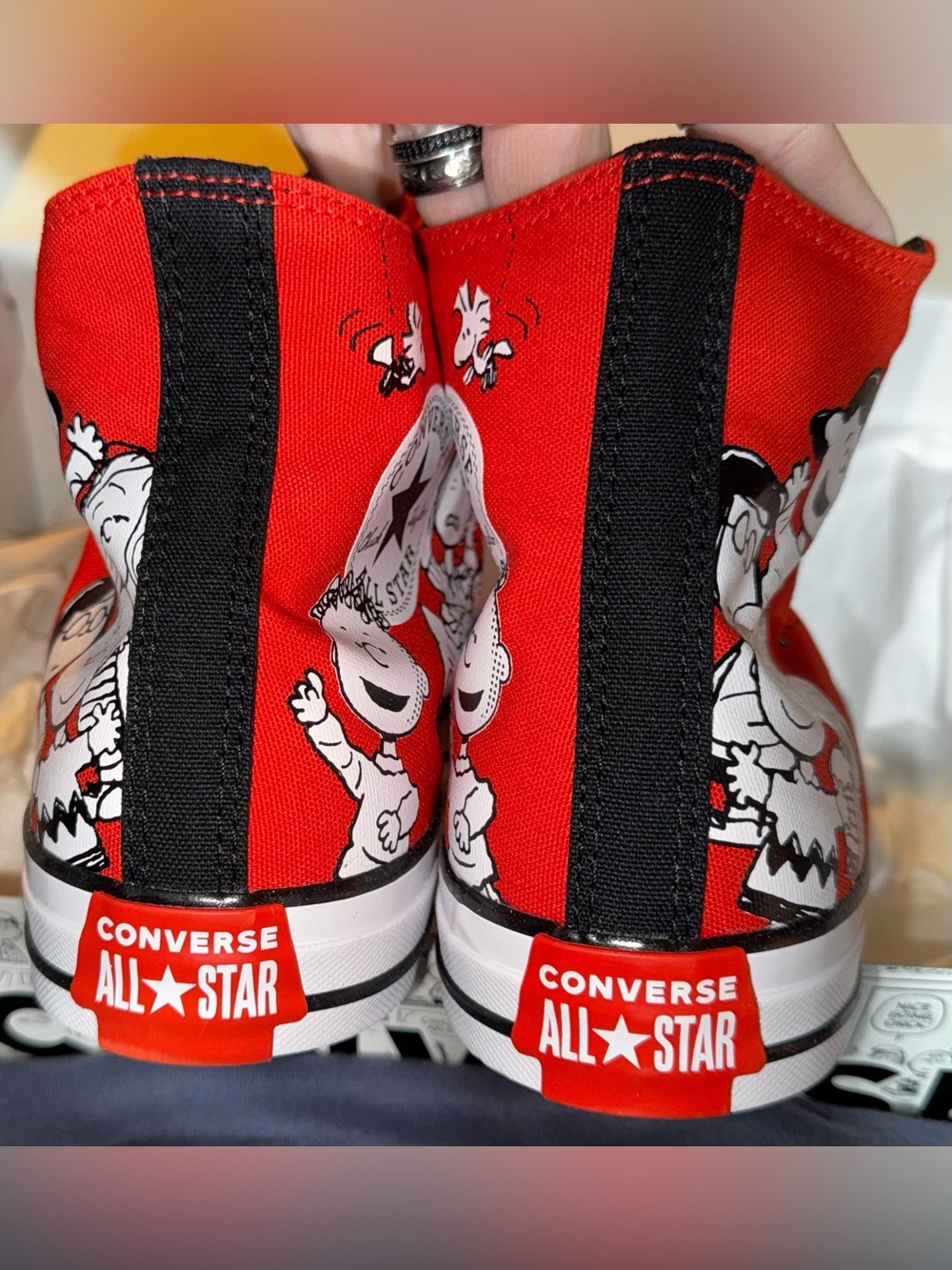 Converse x Peanuts Limited Edition Chuck Taylor High Top Sneakers - Picture 10 of 16